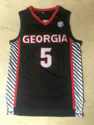 NBA 5 Edwards Georgia Maillot noir